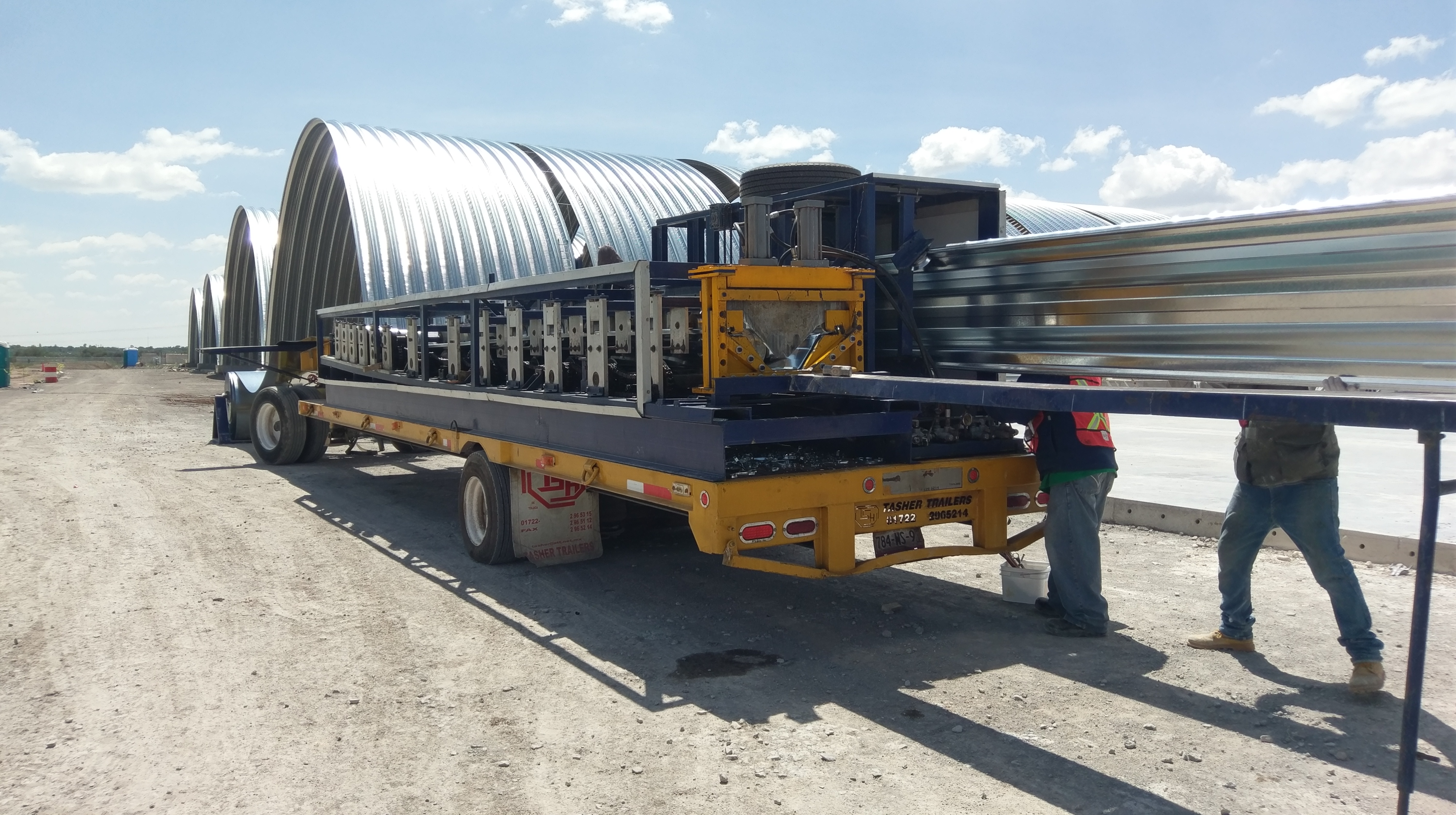 Instalación de techos y estructuras en Querétaro - Proyecto MOBE 17