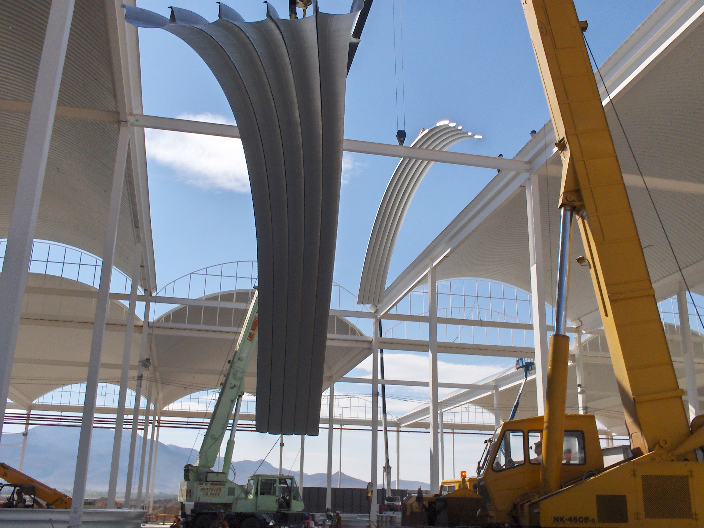 Instalación de techos y estructuras en Querétaro - Proyecto MOBE 34