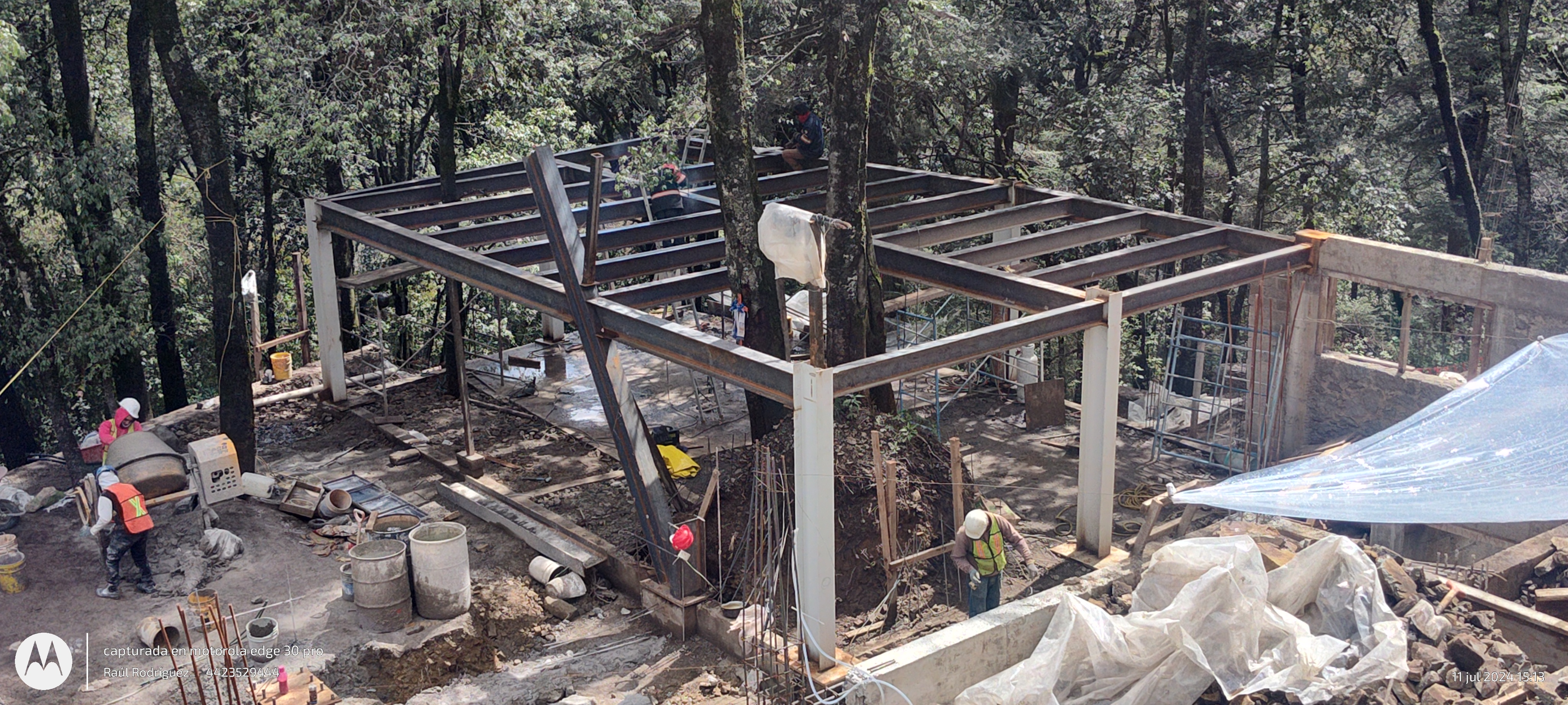 Instalación de techos y estructuras en Querétaro - Proyecto MOBE 6